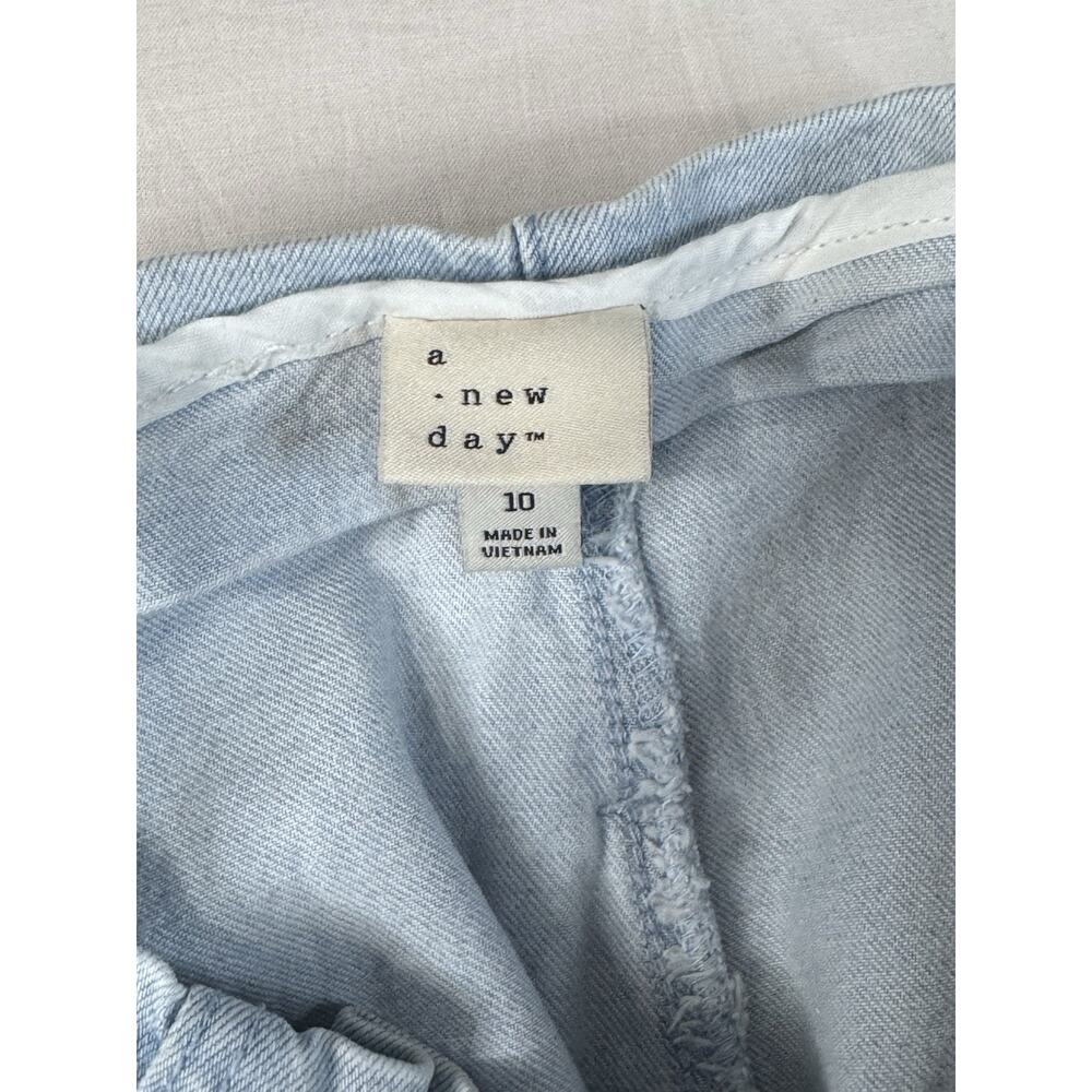 A New Day - Blue Denim Jeans With Belt - Size 10 (Altered) See Measurements - Picture 5 of 10